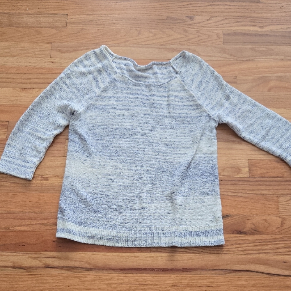 Women's Blue And White Sweater